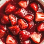 Easy homemade strawberry sauce