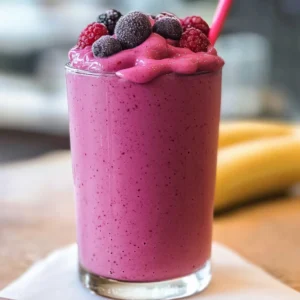 Frozen Mixed Berry Smoothie