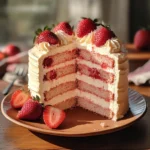 Homemade Strawberry Cake