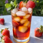 Homemade Strawberry Iced Tea