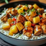 Irresistible Easy Pineapple Chicken and Rice Skillet Delight