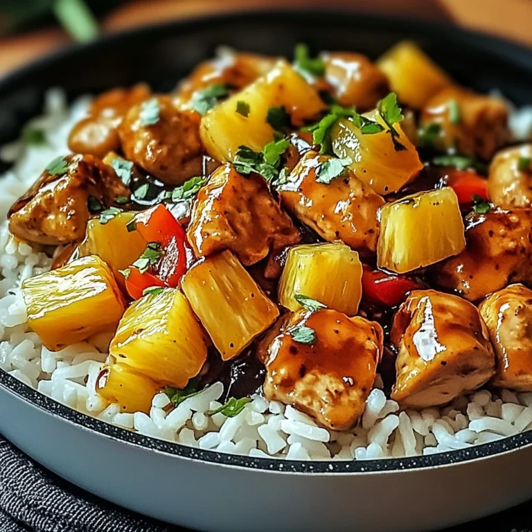 Irresistible Easy Pineapple Chicken and Rice Skillet Delight
