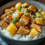 Irresistible Pineapple Chicken and Rice