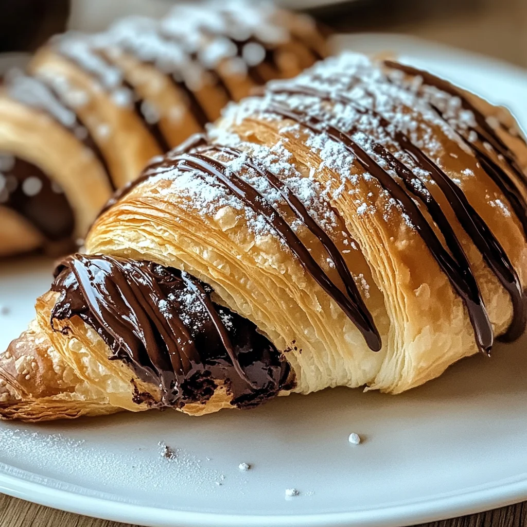 Irresistibly Flaky Chocolate Croissants for a Sweet Treat