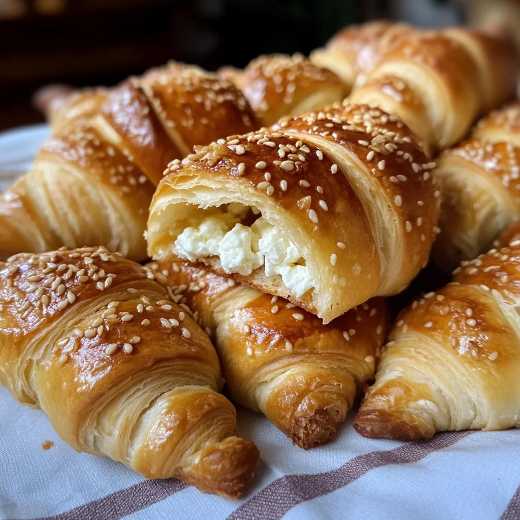 Kiflice Sa Sirom/ Feta Cheese Cresent Rolls