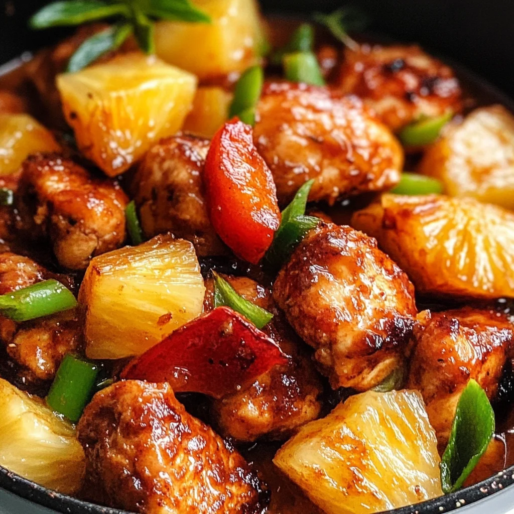 Ninja Foodi Pineapple Chicken