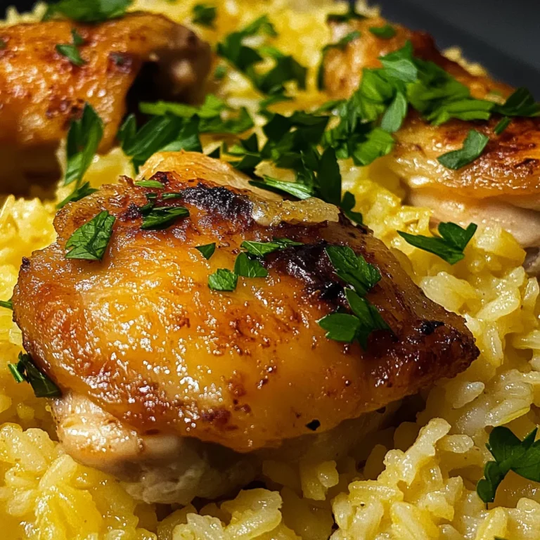 Oven Baked Chicken and Rice Recipe