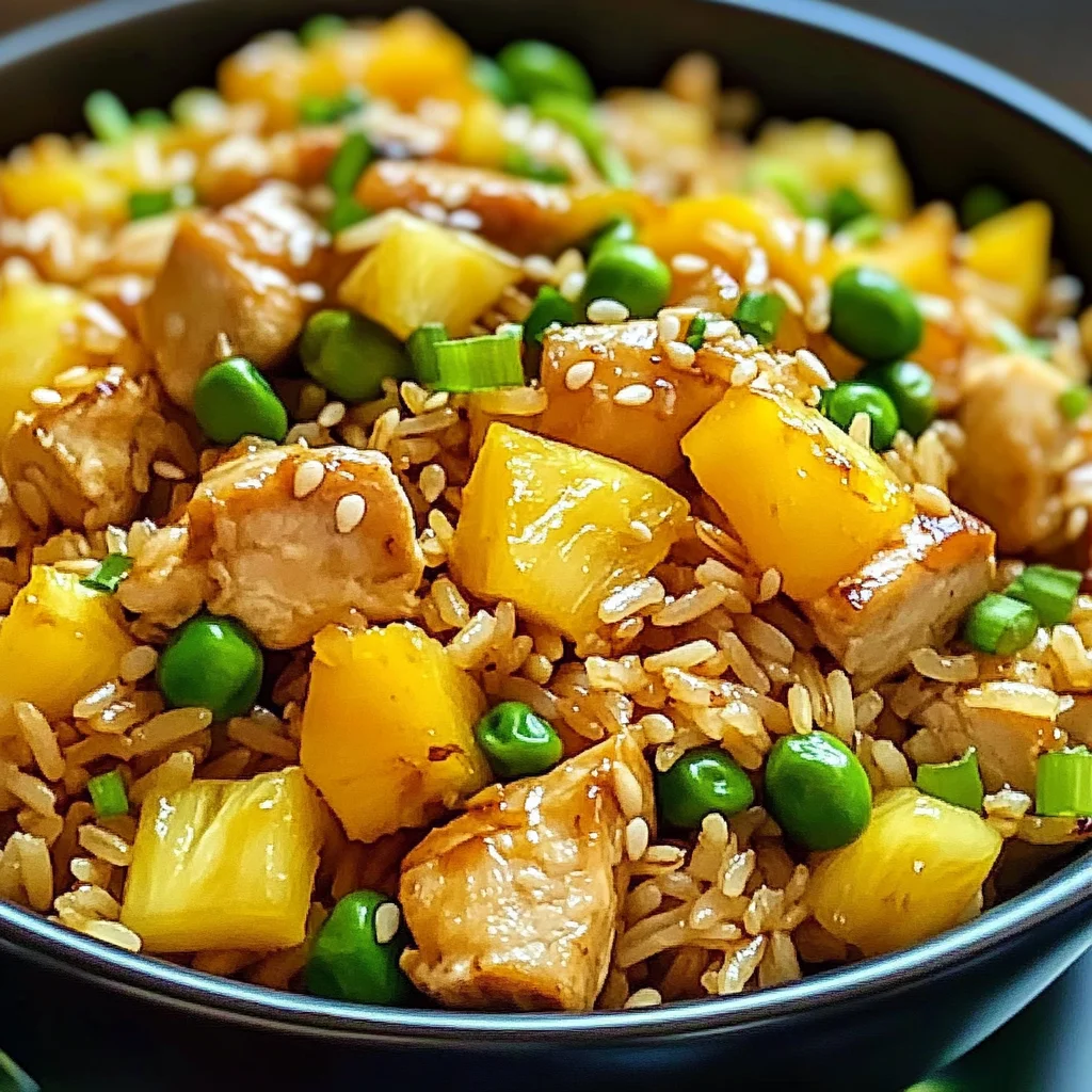 Pineapple Chicken Fried Rice