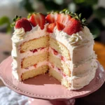 Strawberry Chiffon Cake