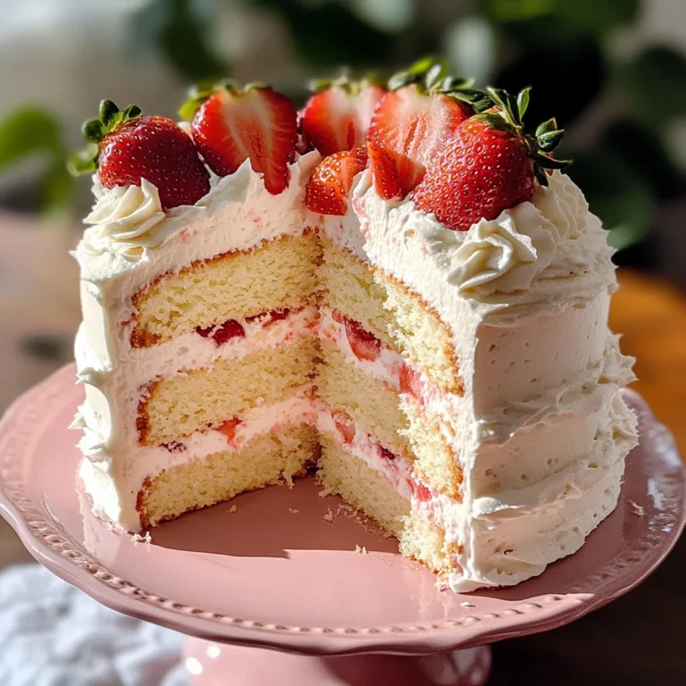 Strawberry Chiffon Cake