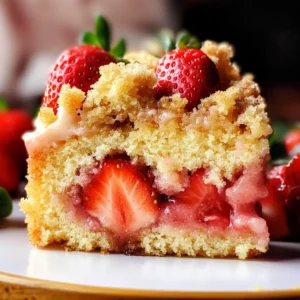 Strawberry Crumb Cake