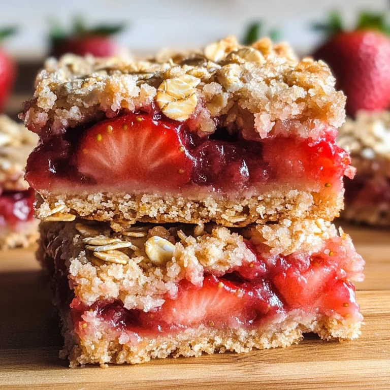Strawberry Oat Bars
