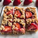 Strawberry Oatmeal Crumble Bars Recipe