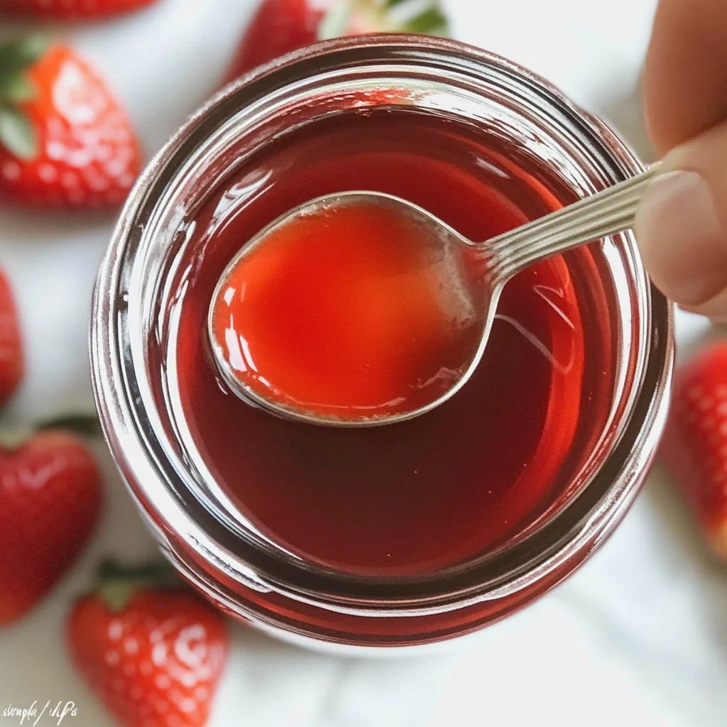 Strawberry Simple Syrup