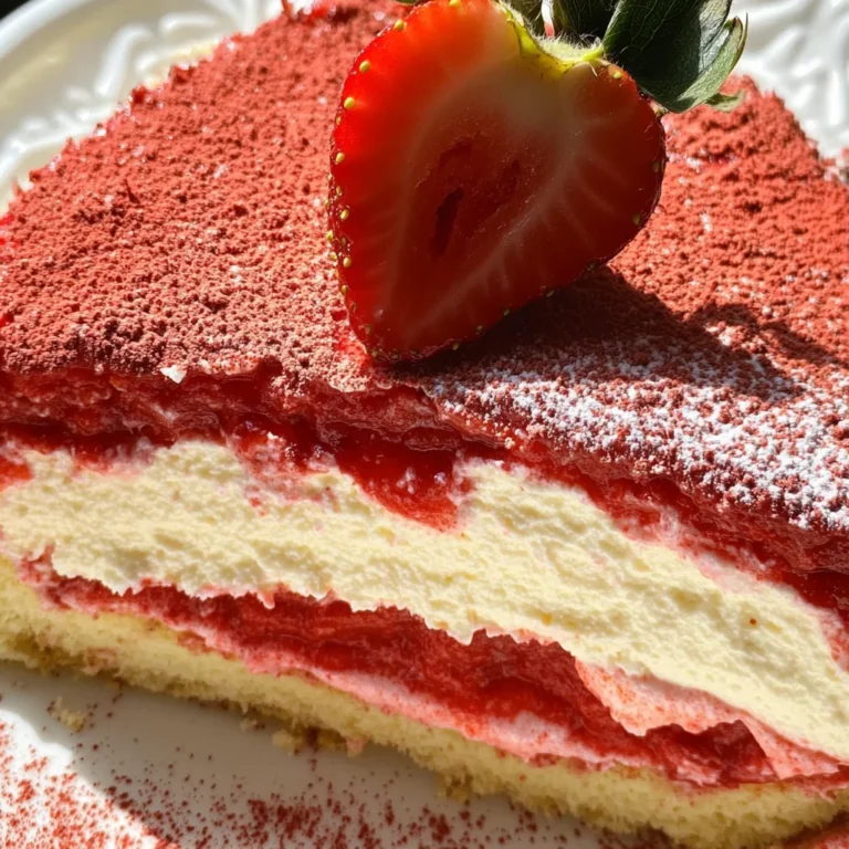 Strawberry Tiramisu