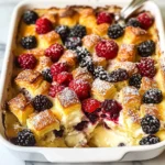 Sweet Breakfast Casserole (with Croissants)