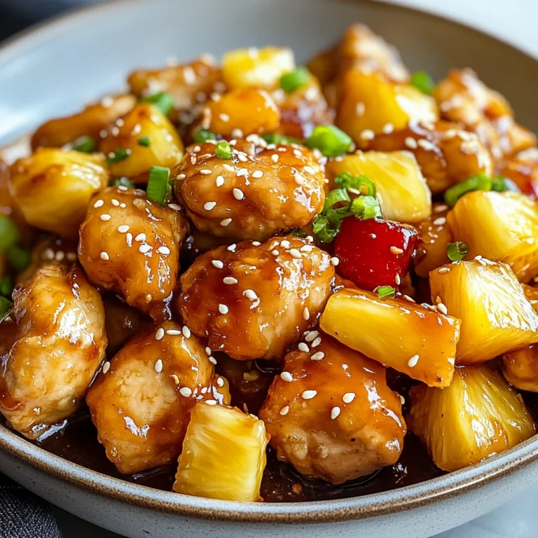 Sweet and Tangy Pineapple Chicken