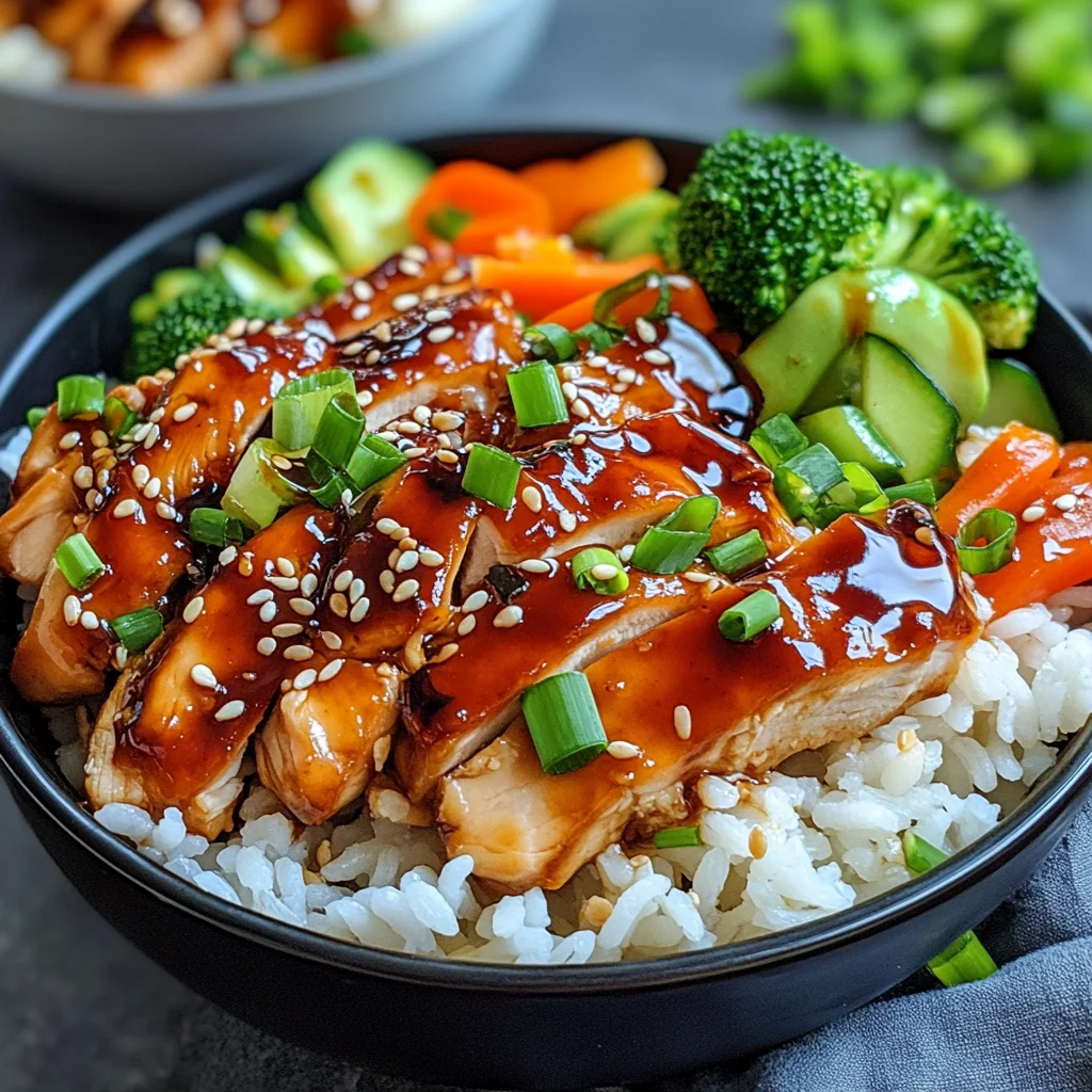 Teriyaki Chicken Rice Bowl (amazing Recipe)