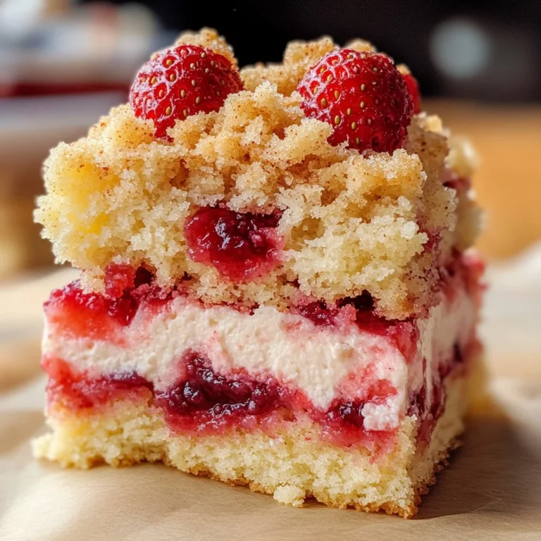Vegan Strawberry Crumb Cake