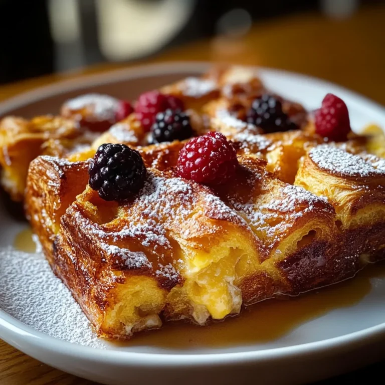 croissant french toast casserole